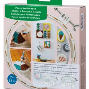 Clover Punch Needle Hoop
